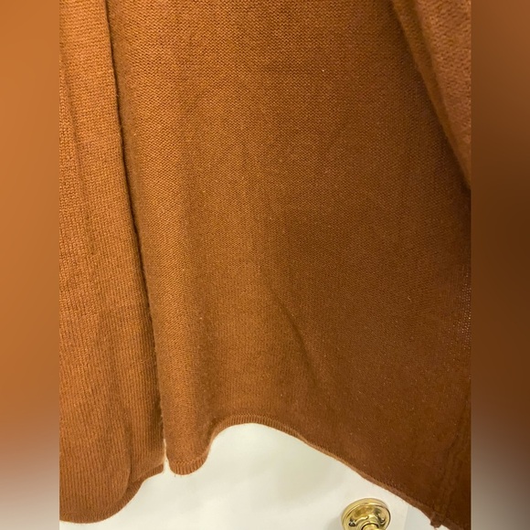 Jenni Kayne Cashmere Open Cardigan Brown Size XS - Picture 6 of 7